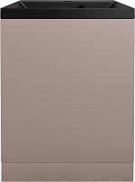 Style Line Тумба с кварцевой раковиной антрацит Моно 50 санд пудровый